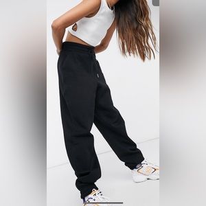 Oversized Black Joggers